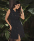 Pockets Detailed Buttoned Dress with Belt